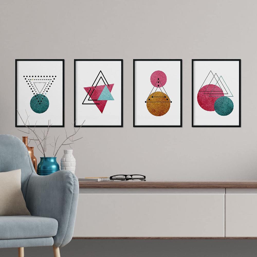 nacnic Set de 4 láminas de Constelaciones y Lunas Estilo Nórdico Ventas relámpago