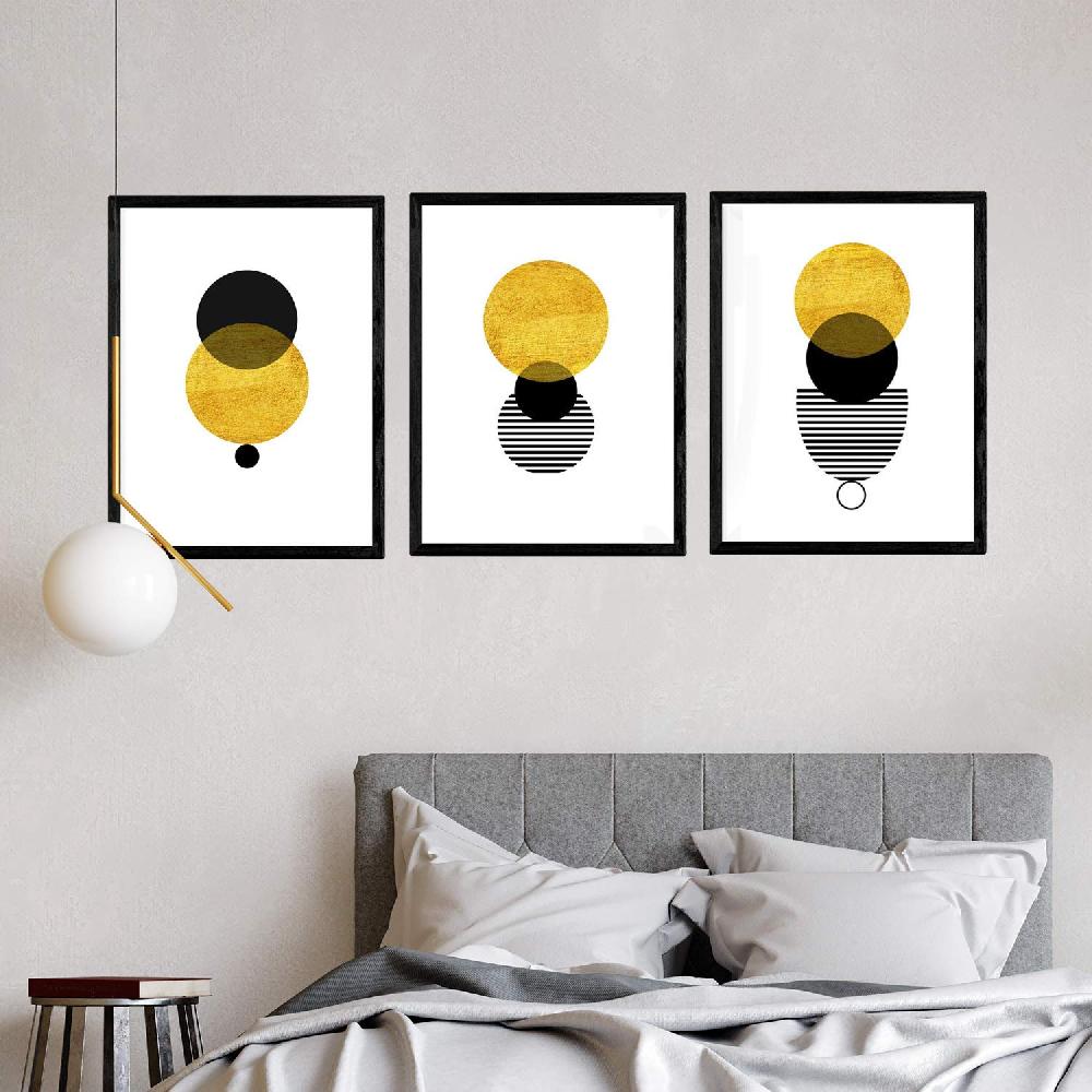 nacnic Set de 3 láminas Eclipse Solar Estilo Nórdico Tienda