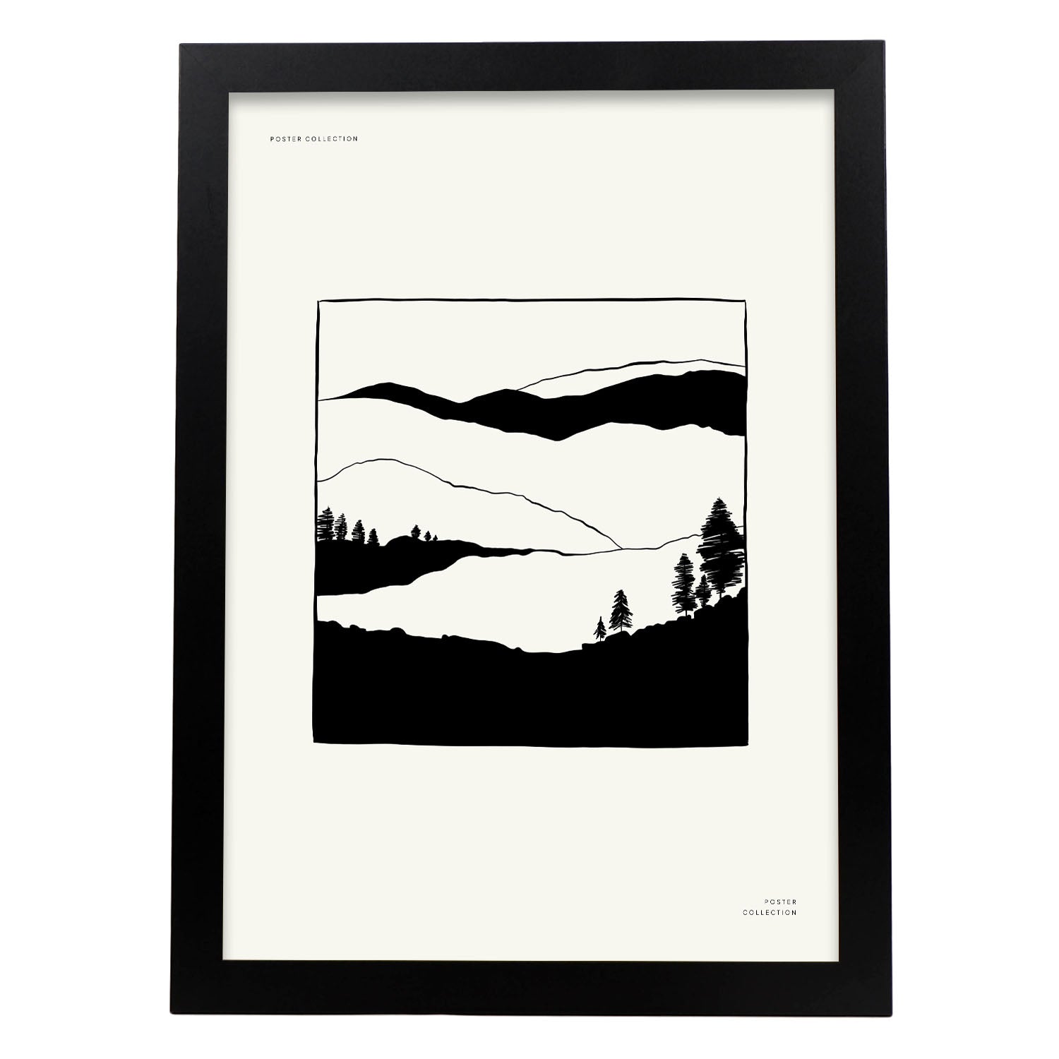nacnic Póster de Vista de la Cordillera Descuento