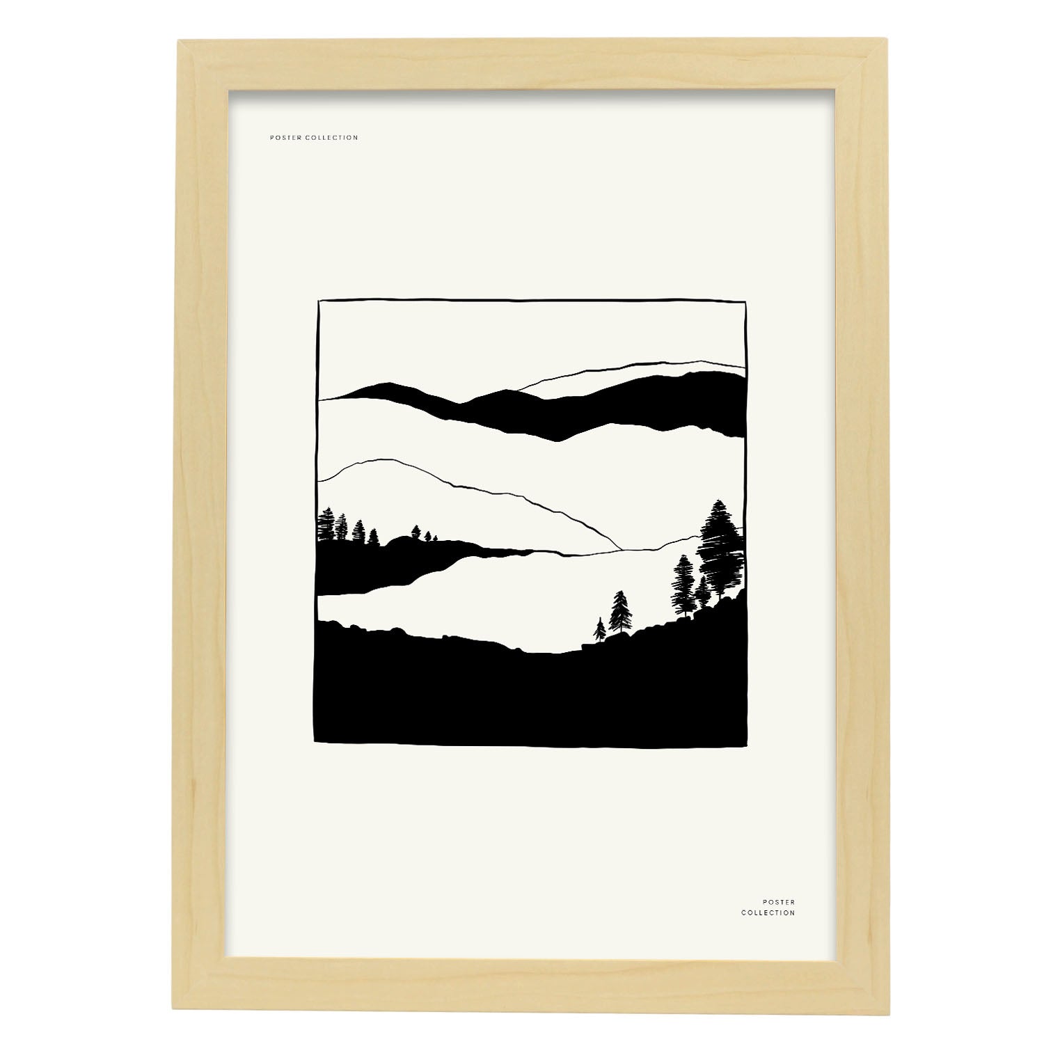 nacnic Póster de Vista de la Cordillera Descuento