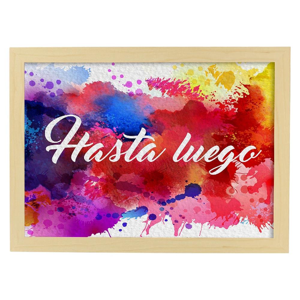 nacnic Lámina de Palabra Hasta Luego Colorida Grandes ahorros