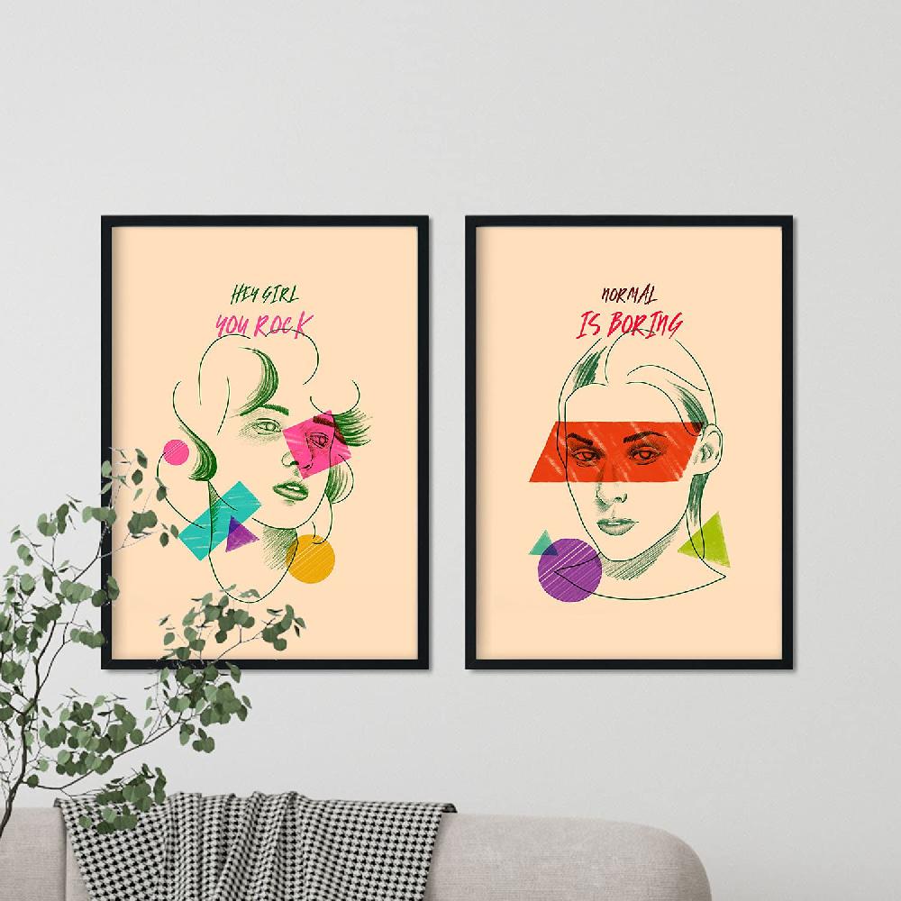 nacnic Set de Láminas Minimalistas y Coloridas Pack Verde Gran oferta