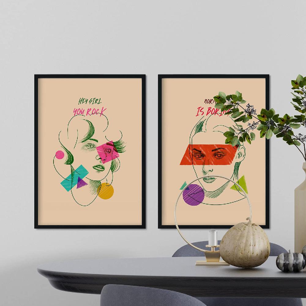 nacnic Set de Láminas Minimalistas y Coloridas Pack Verde Gran oferta