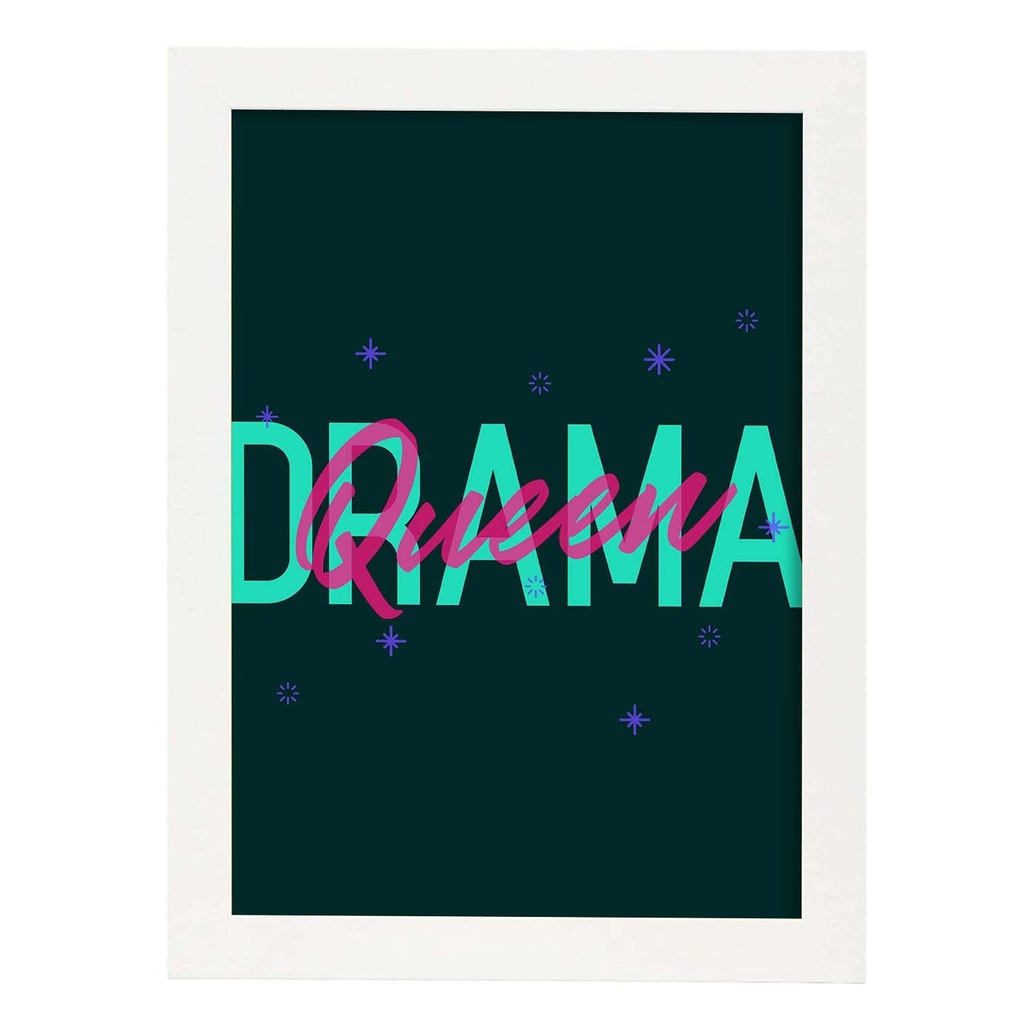 nacnic Lámina Reina del Drama con Mensajes Motivacionales Rebajas de fábrica