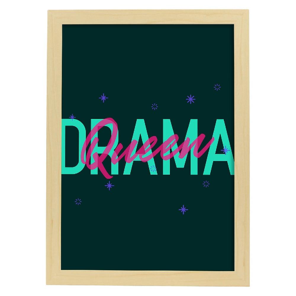 nacnic Lámina Reina del Drama con Mensajes Motivacionales Rebajas de fábrica