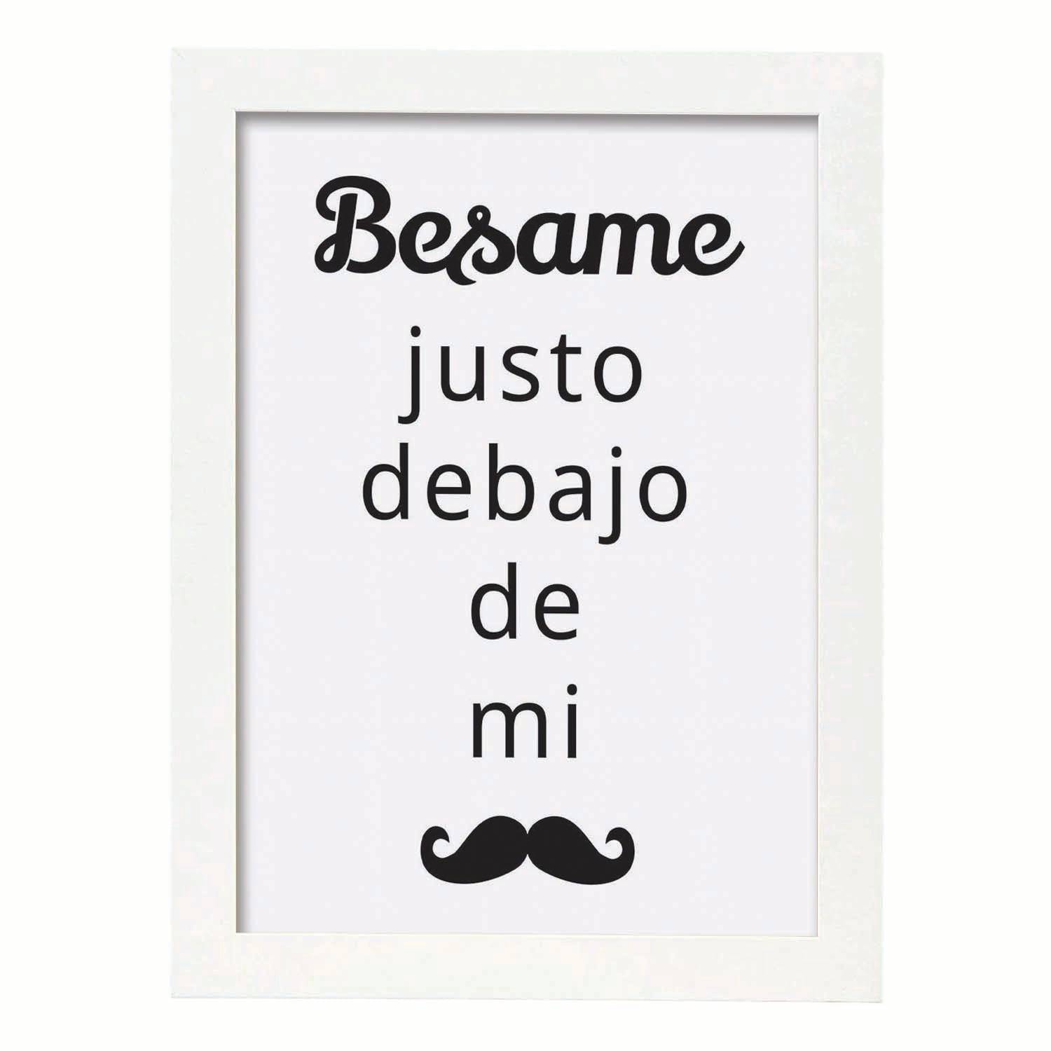 nacnic Lámina Bésame Feliz Tienda
