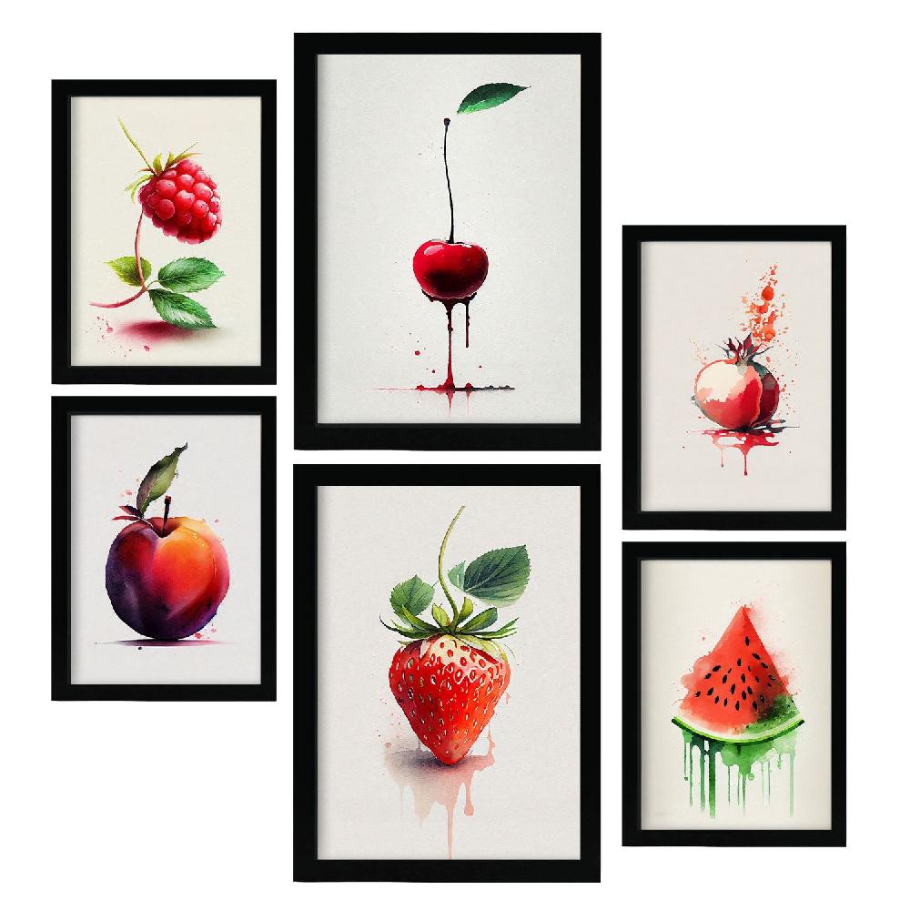 nacnic Láminas Nacnic de Frutas Acuarela Set_02