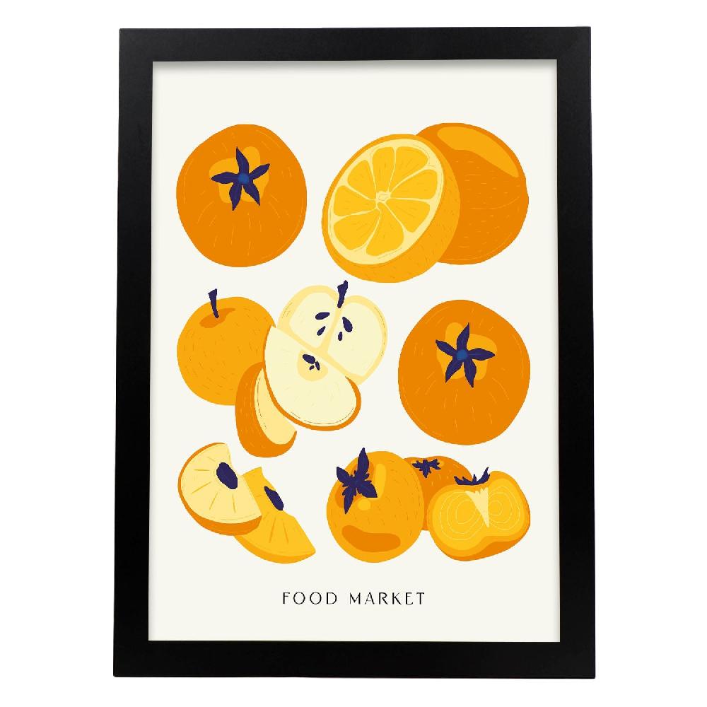 nacnic Póster de Frutas de Color Naranja Grandes descuentos