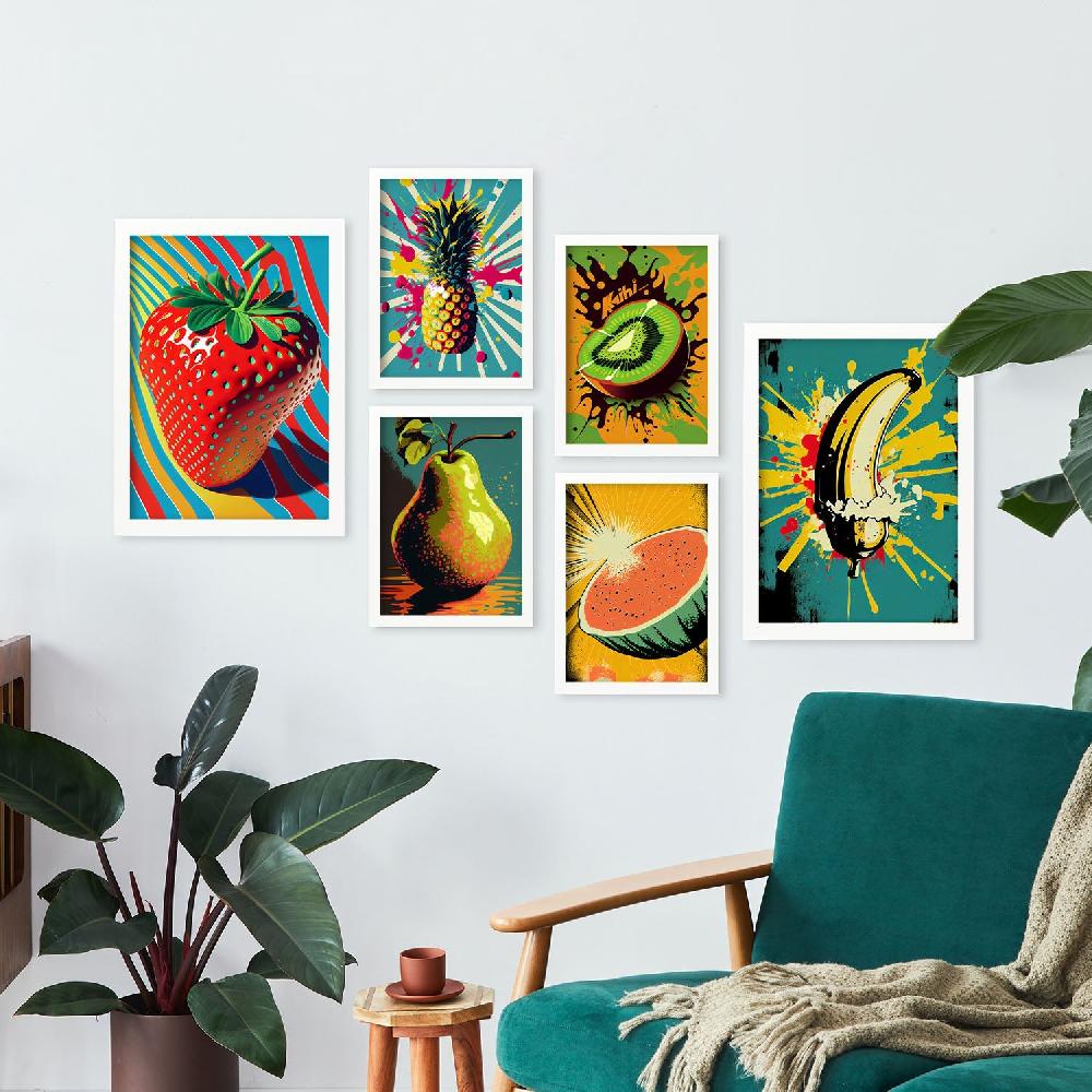 nacnic Nacnic Láminas Pop Art de Verduras Set_2 Liquidación