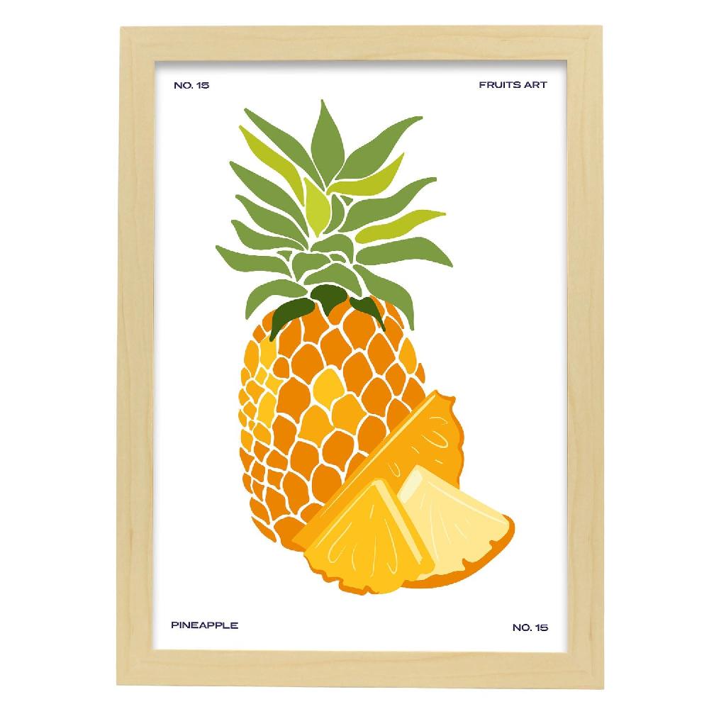 nacnic Cartel de Piña con rodajas Precios de Black Friday