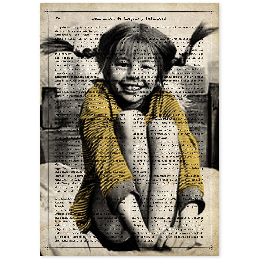 nacnic Póster de Pippi Langstrumpf en Blanco y Negro Precio ultrabajo