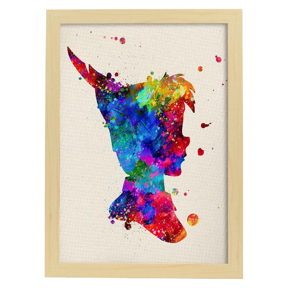 nacnic Póster Acuarela de Peter Pan Outlet online