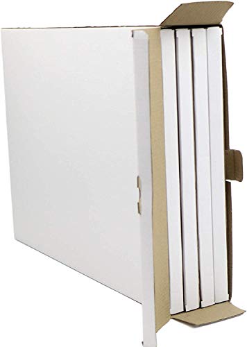 nacnic Set de 4 Marcos Blancos tamaño A3 (29.7x42cm). Marco de Color Blanco Liquidación
