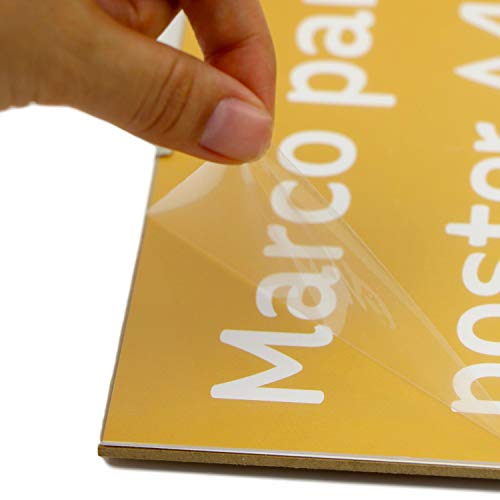 nacnic Set 4 Marcos Nogal para Fotos de MDF y Plexiglas para Colgar o Apoyar Ahorra y exporta