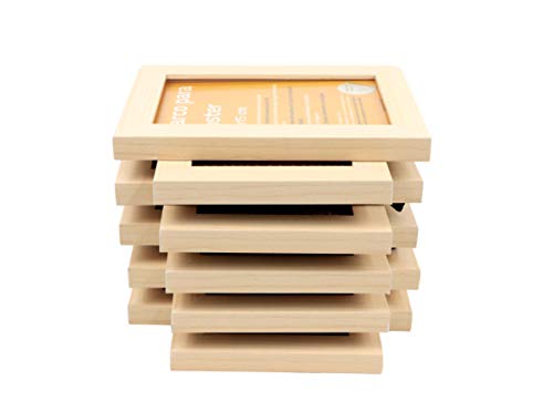 nacnic Set de 10 Marcos de Madera y Plexiglas para Laminas Blancos de Alta Calidad En oferta