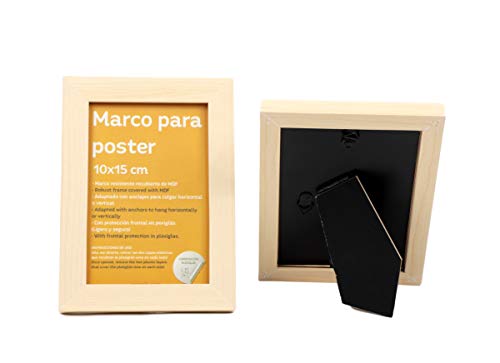 nacnic Set de 10 Marcos de Madera y Plexiglas para Laminas Blancos de Alta Calidad En oferta