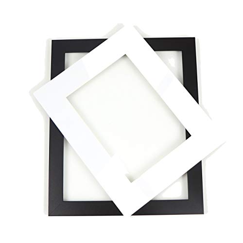 nacnic Tamaño de Marco Negro (10 SET - |20x25cm|x2 - |13x18cm|x4 - |10x15cm|x4)Marco negro para fotos carteles diplomas Ventas relámpago