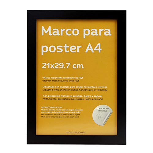 nacnic Marco Negro para Fotos y Posters