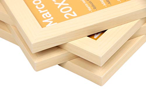 nacnic Set de 4 Marcos de Madera Nogal con Frontal de Plexiglas COMPRAR AHORA