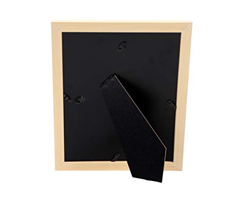 nacnic Marco de madera de nogal robusto con frontal de plexiglas para láminas Limitado a 3 días