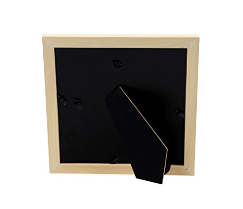 nacnic Marco de madera de nogal robusto con frontal de plexiglas para posters Ahorra y exporta