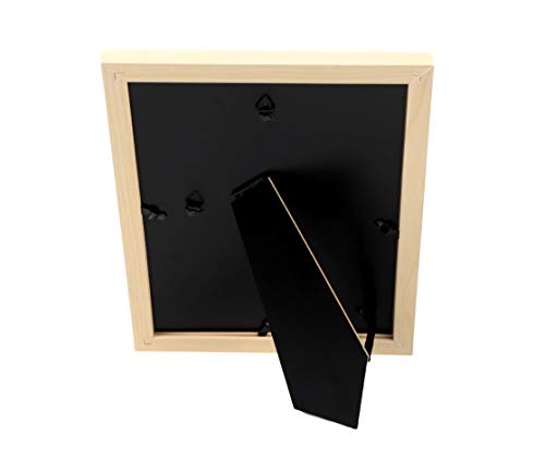 nacnic Marco de madera de nogal robusto con frontal de plexiglas para posters Precios de Black Friday