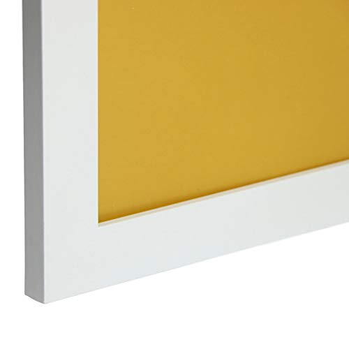 nacnic Marco blanco robusto para laminas con frontal de plexiglas Grandes ahorros