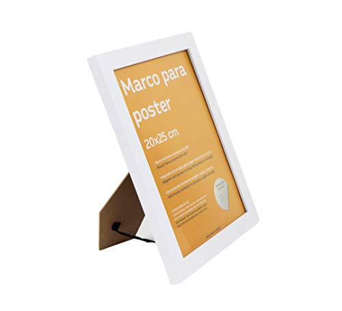 nacnic Marco Blanco Robusto para Láminas con Frontal de Plexiglas Precio ultrabajo