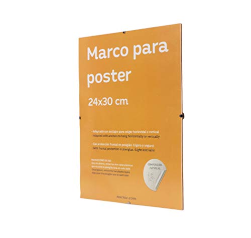 nacnic Soporte Transparente para Láminas con Plexiglas y Anclajes Rebajas de fábrica