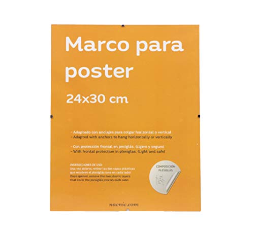 nacnic Soporte Transparente para Láminas con Plexiglas y Anclajes Rebajas de fábrica