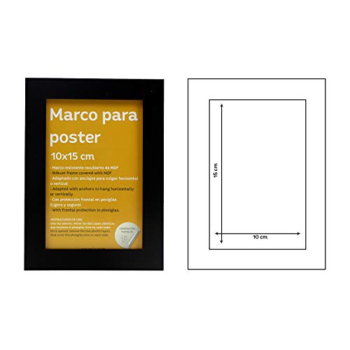 nacnic Marco Pequenos (NEGRO 10x15 (4unid)) Oferta especial