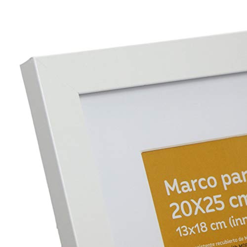 nacnic Tamaño de Marco Blanco (10 SET - |20x25cm|x2 - |13x18cm|x4 - |10x15cm|x4). Marco blanco para fotos carteles diplomas Últimos 2 días