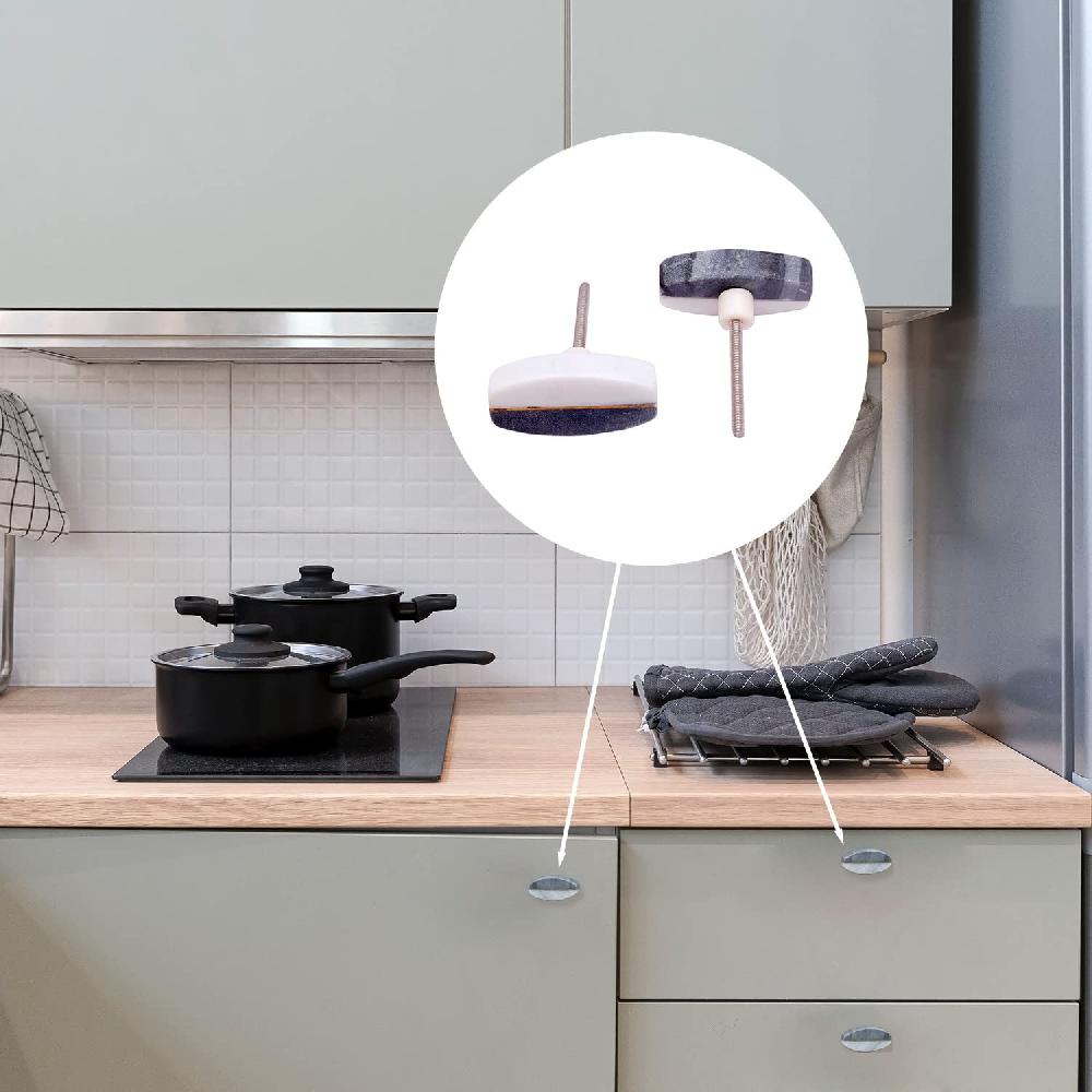 nacnic Juego de 6 pomos tiradores de piedra ovaladas para decoración de cocina y baño Rebajas de fin de temporada