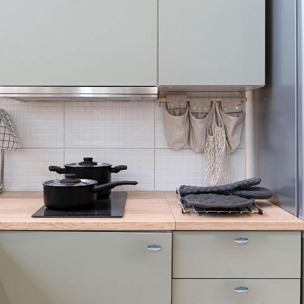 nacnic Juego de 6 pomos tiradores de piedra ovaladas para decoración de cocina y baño Rebajas de fin de temporada