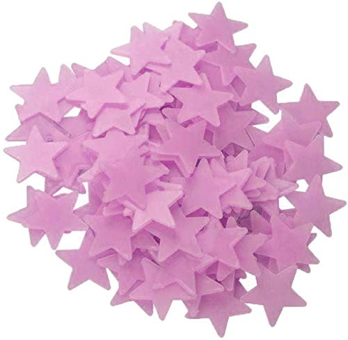 nacnic Lámina 3D de Estrellas Fluorescentes Rosa para Habitación de Niño y Niña Rebajas