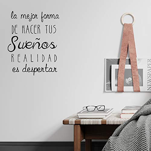 nacnic Pegatina de pared con frase motivadora en español y oficina Últimos 2 días