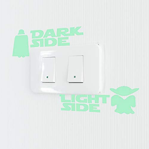 nacnic Pegatinas de pared BRILLAN EN LA OSCURIDAD de STAR WARS - Láminas luminosas Último día