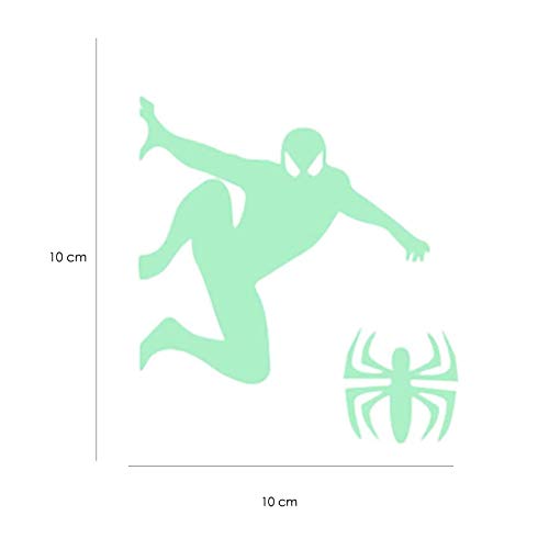 nacnic Pegatinas de pared fluorescentes de Spiderman Oferta especial de fábrica