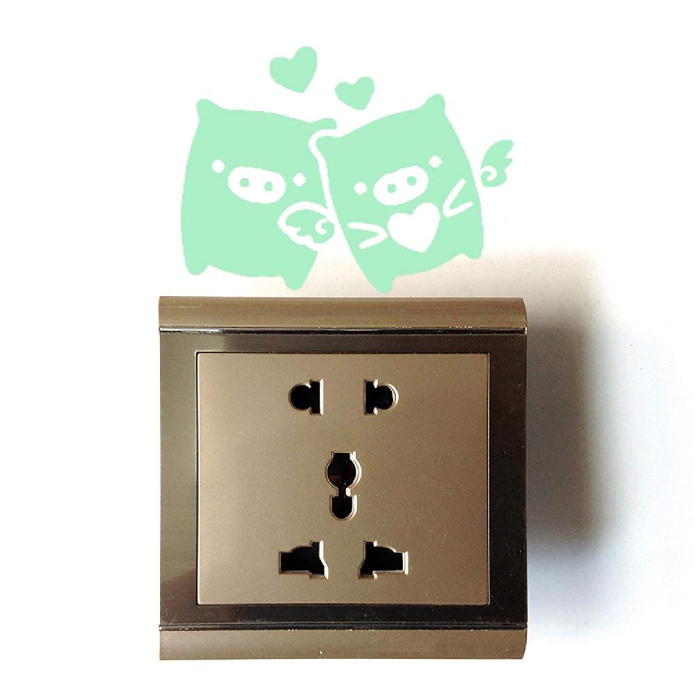 nacnic Vinilo decorativo fluorescente de Gato Corazones para enchufe o interruptor Precios de Black Friday