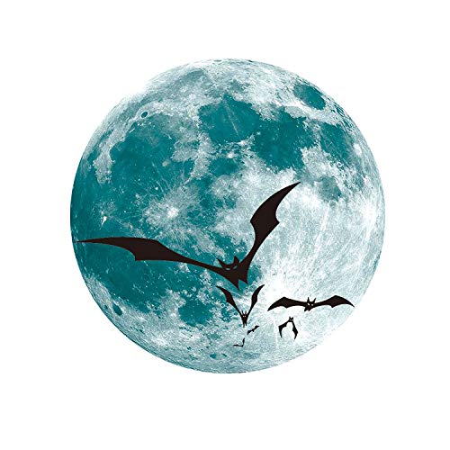 nacnic Vinilo Decorativo de Luna y Murciélagos Luminosos Oferta exclusiva