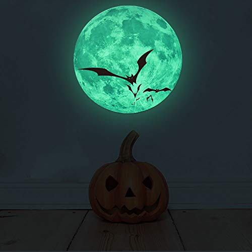 nacnic Vinilo Decorativo de Luna y Murciélagos Luminosos Oferta exclusiva