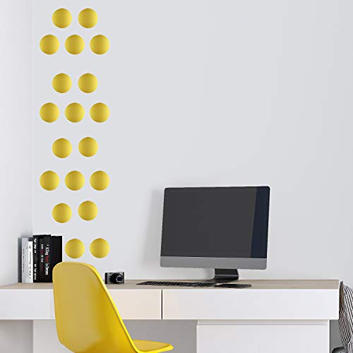 nacnic Set de Pegatinas de pared Círculos de Oro - Láminas Decorativas Oficina Tienda Ofertas de temporada