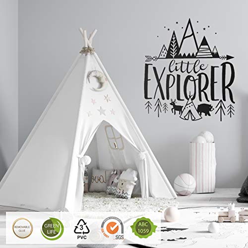 nacnic Pegatina de pared estilo nórdico con detalle de bosque para niños y bebés Grandes ahorros