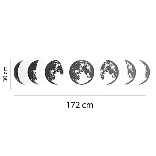 nacnic Pegatina de Pared Estilo Nórdico con Fases de la Luna Rebajas de fin de temporada