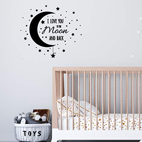 nacnic Pegatina de pared estilo nórdico con frase inspiradora y cielo estrellado - Lámina adhesiva oficina tienda Precio ultrabajo