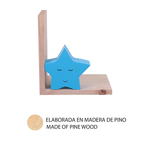nacnic Sujetalibros Infantil Estrellas Azules Estilo Nórdico Los más vendidos