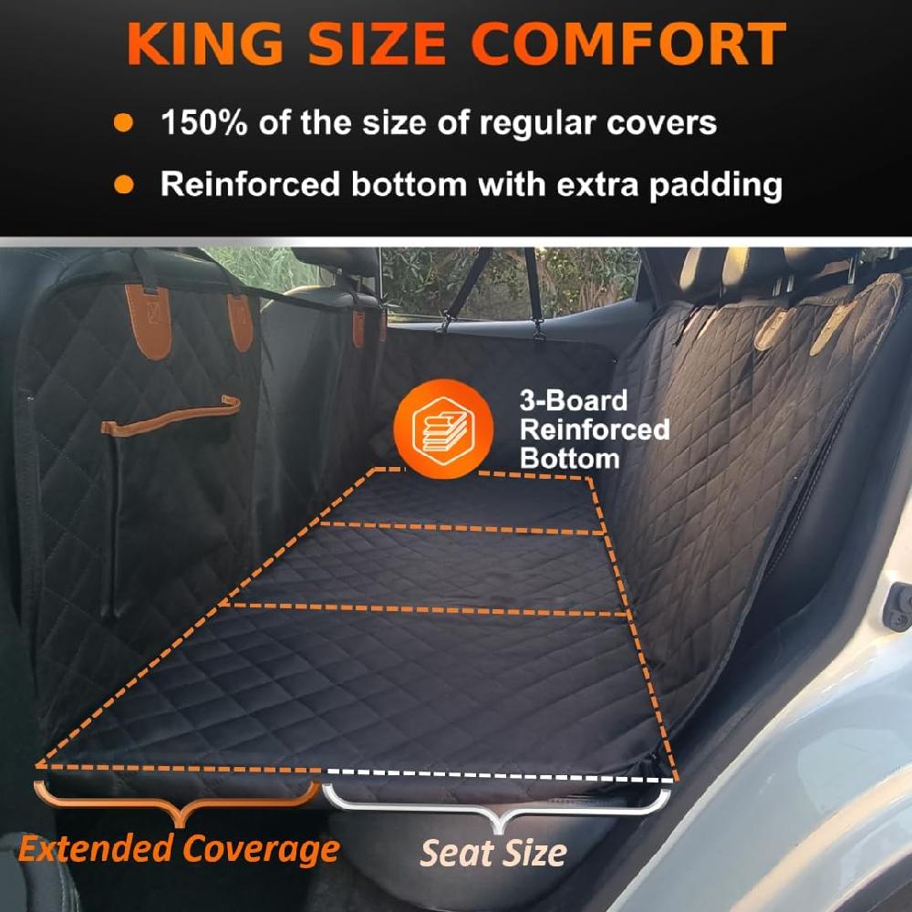 nacnic Funda para Asiento Trasero de Coche con Protección Completa TrioGato Limitado a 3 días