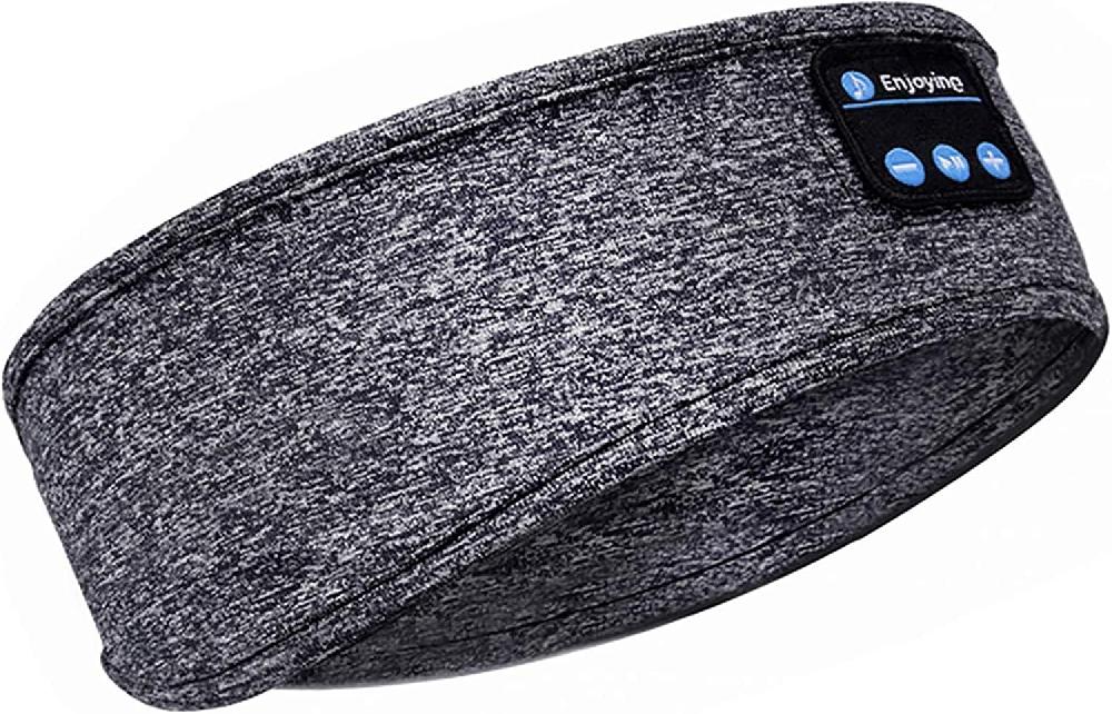 nacnic Auriculares para Dormir Diadema Bluetooth Auriculares Deportivos inalámbricos. Gris