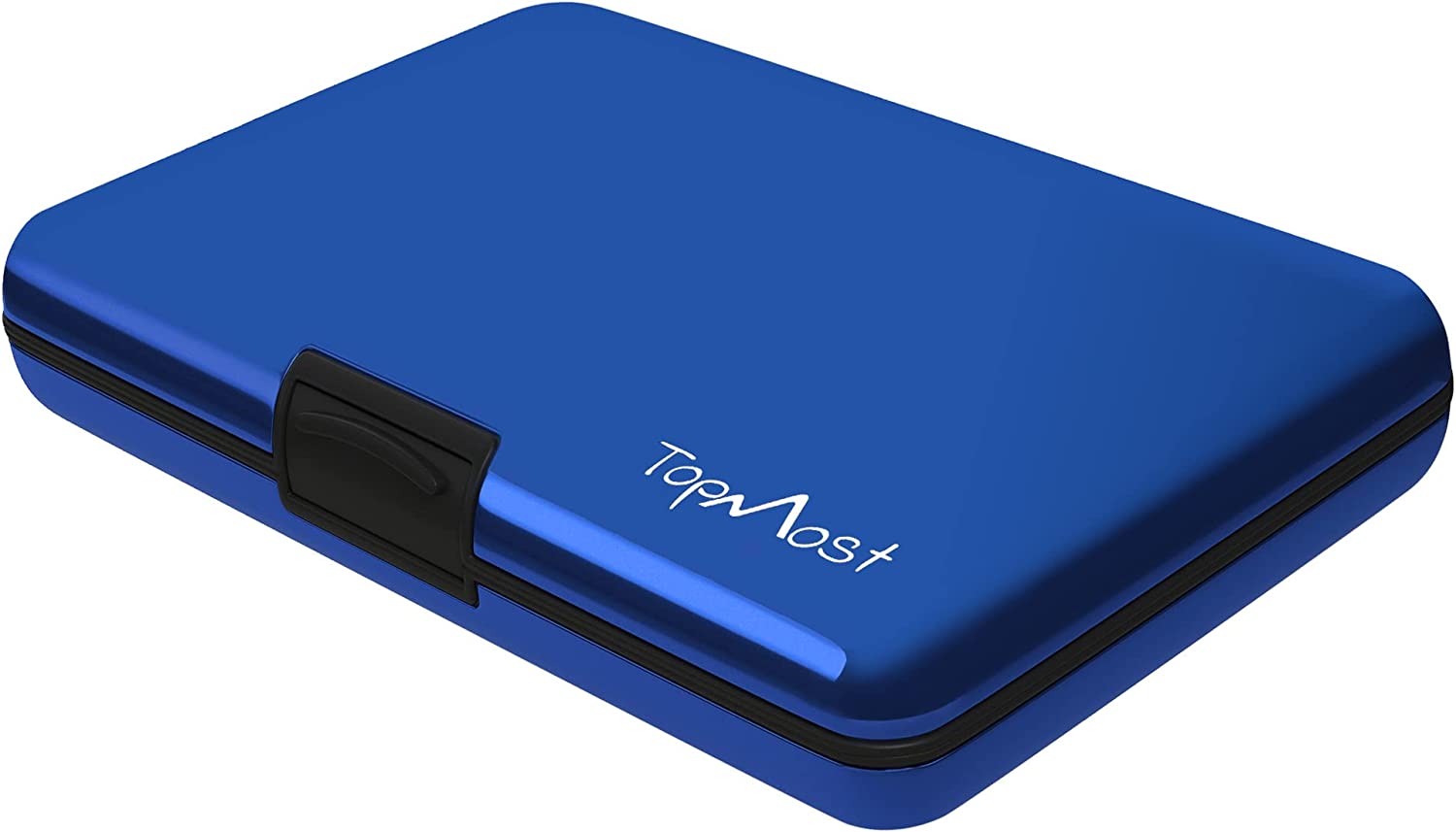 nacnic Billetera de Aluminio con Bloqueo RFID y Porta Tarjetas Unisex - Azul