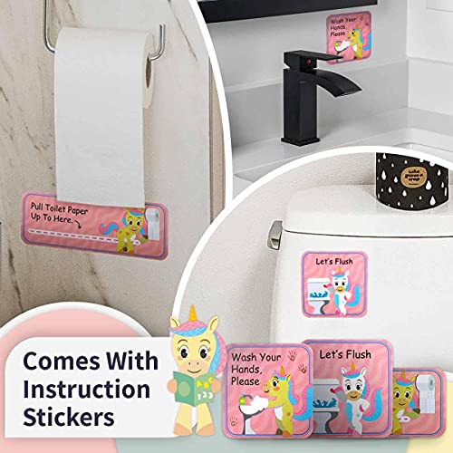 nacnic Tabla de Entrenamiento al Baño Unicornio con Calcomanías Magnéticas para Niños - Láminas Venta caliente